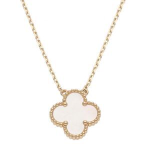 Van Cleef & Arpels Vcara45900 Vintage Alhambra 18K Yellow Gold Mother Of Pearl